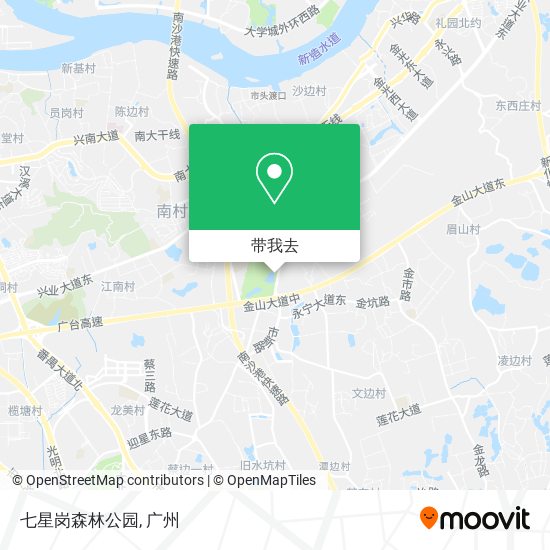 七星岗森林公园地图