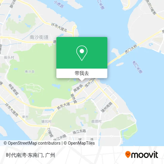 时代南湾-东南门地图