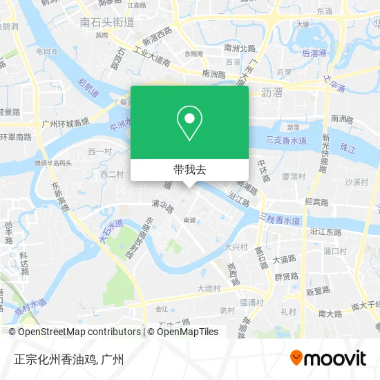 正宗化州香油鸡地图