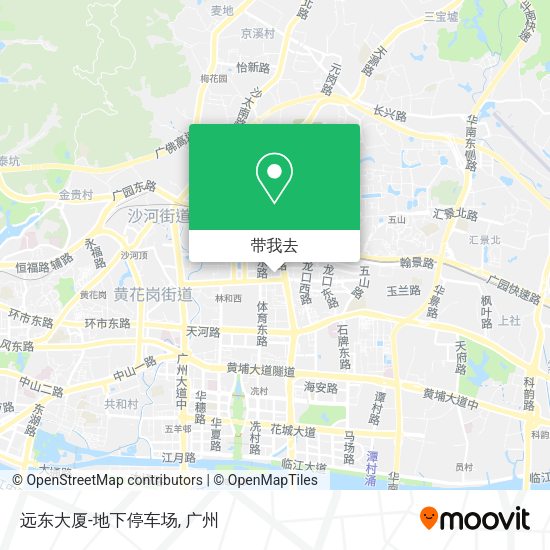 远东大厦-地下停车场地图