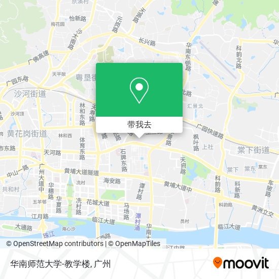 华南师范大学-教学楼地图