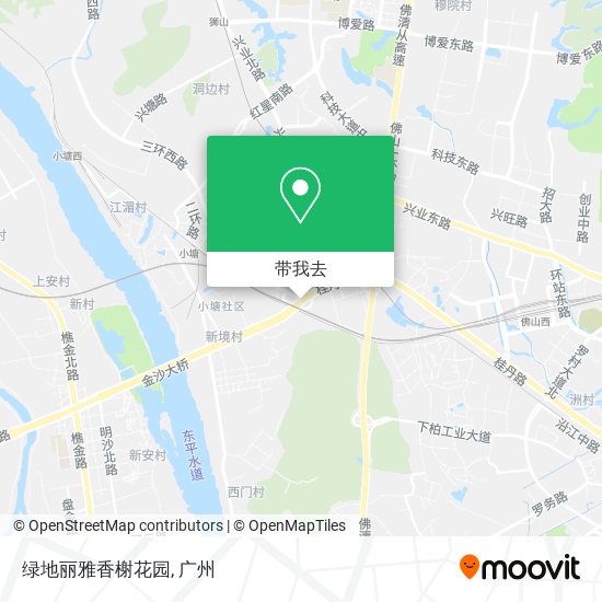 绿地丽雅香榭花园地图