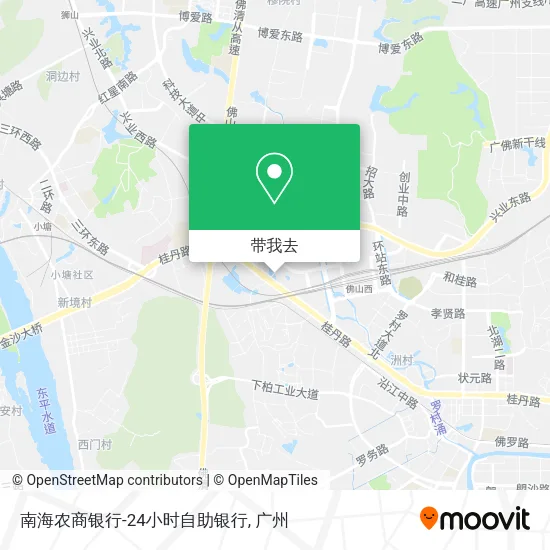南海农商银行-24小时自助银行地图