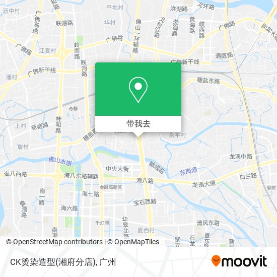 CK烫染造型(湘府分店)地图