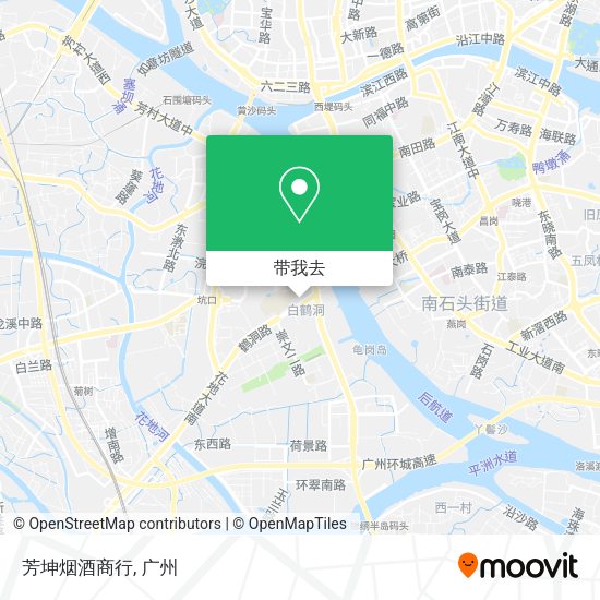 芳坤烟酒商行地图