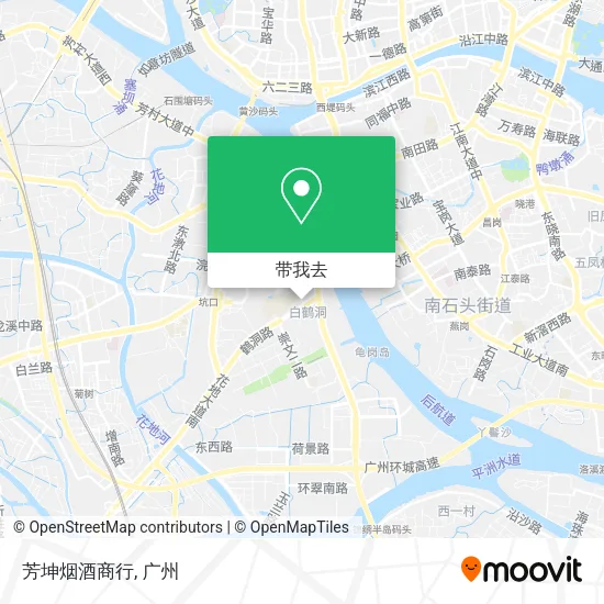 芳坤烟酒商行地图