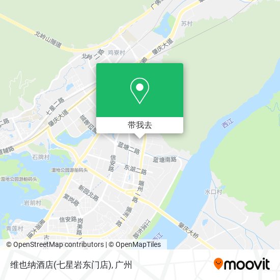 维也纳酒店(七星岩东门店)地图