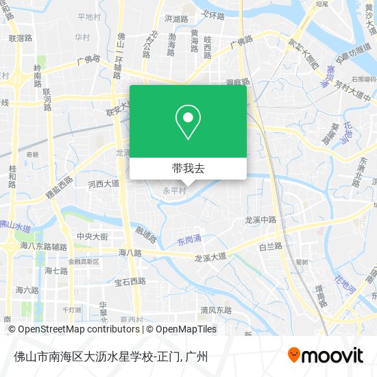佛山市南海区大沥水星学校-正门地图