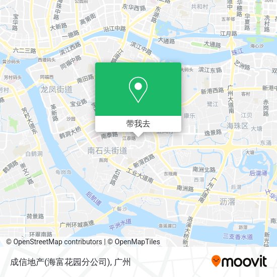 成信地产(海富花园分公司)地图