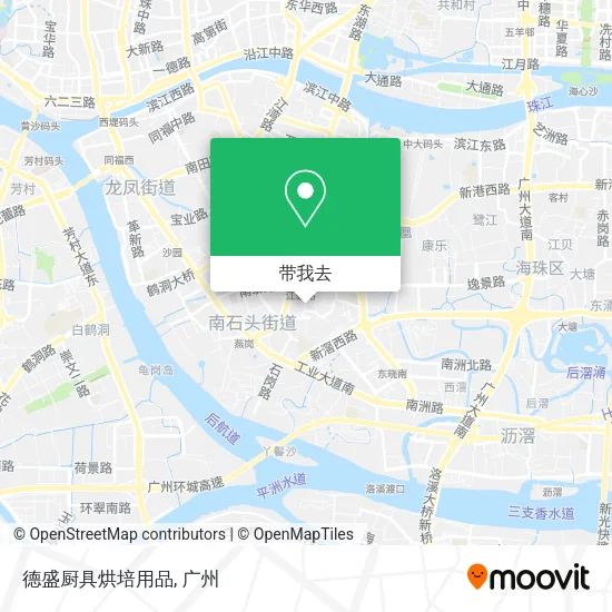 德盛厨具烘培用品地图