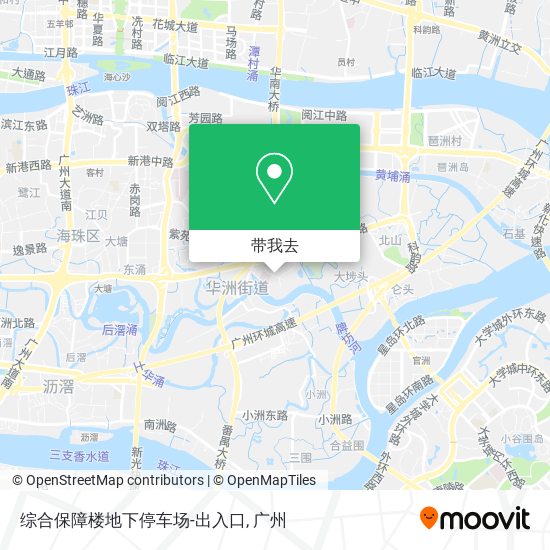 综合保障楼地下停车场-出入口地图