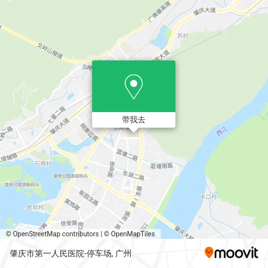 肇庆市第一人民医院-停车场地图