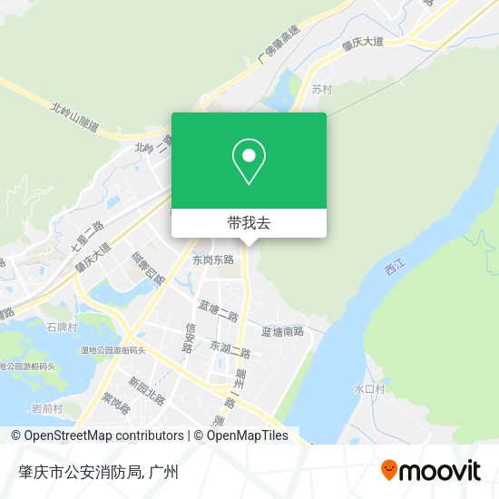 肇庆市公安消防局地图