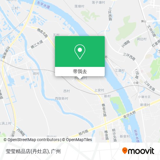 莹莹精品店(丹灶店)地图
