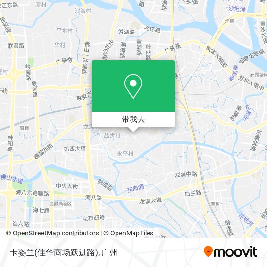 卡姿兰(佳华商场跃进路)地图