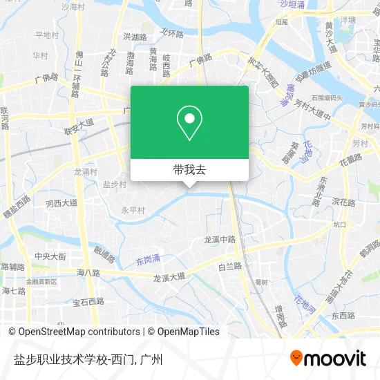 盐步职业技术学校-西门地图