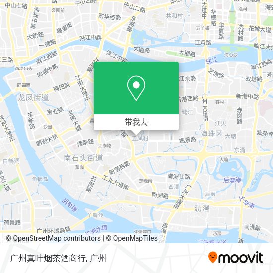 广州真叶烟茶酒商行地图
