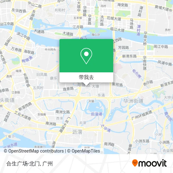 合生广场-北门地图