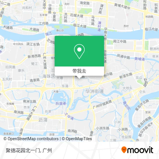 聚德花园北一门地图