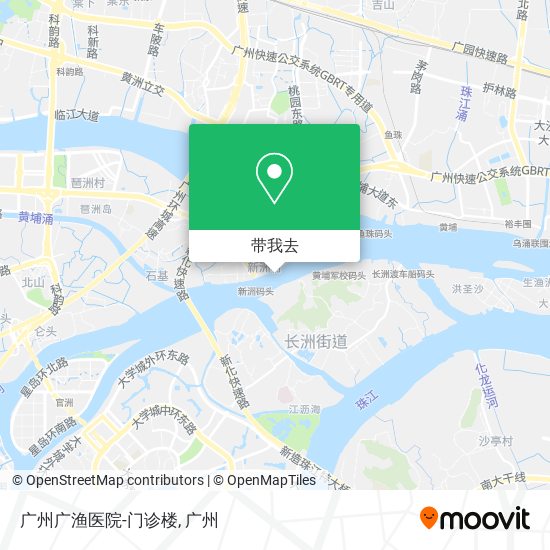 广州广渔医院-门诊楼地图