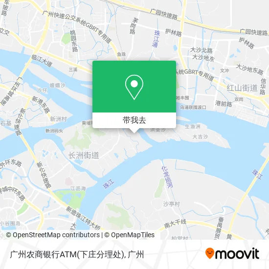 广州农商银行ATM(下庄分理处)地图