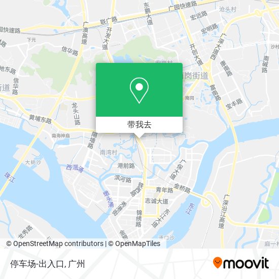停车场-出入口地图