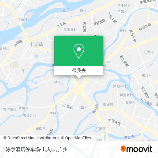 淙泉酒店停车场-出入口地图