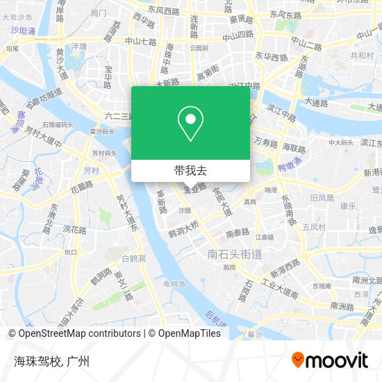 海珠驾校地图