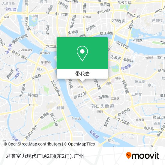 君誉富力现代广场2期(东2门)地图