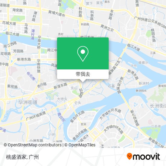桃盛酒家地图