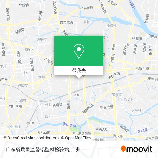 广东省质量监督铝型材检验站地图