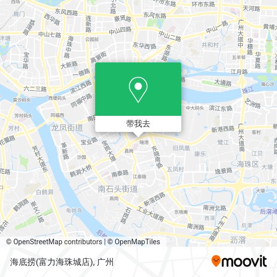 海底捞(富力海珠城店)地图
