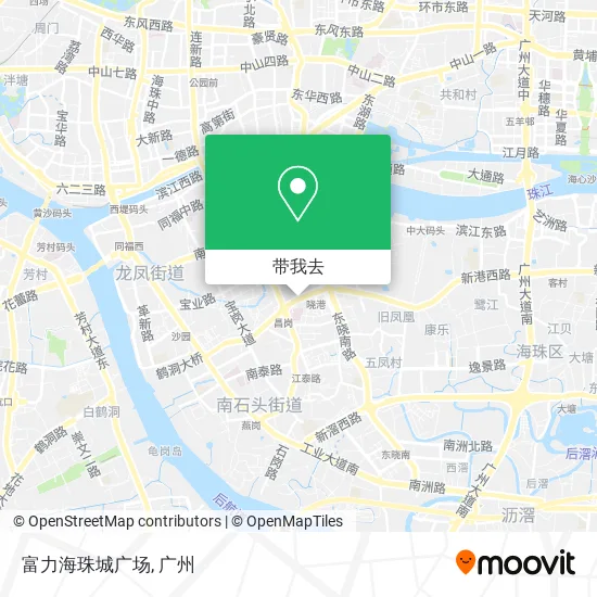 富力海珠城广场地图