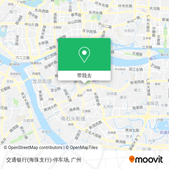 交通银行(海珠支行)-停车场地图