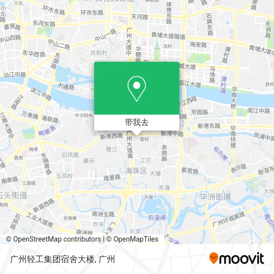 广州轻工集团宿舍大楼地图