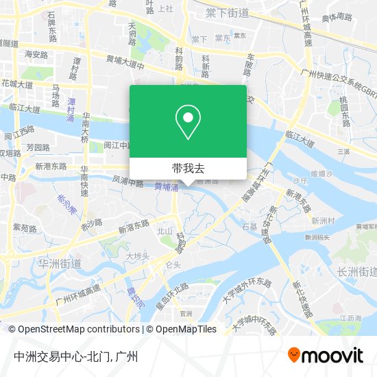 中洲交易中心-北门地图