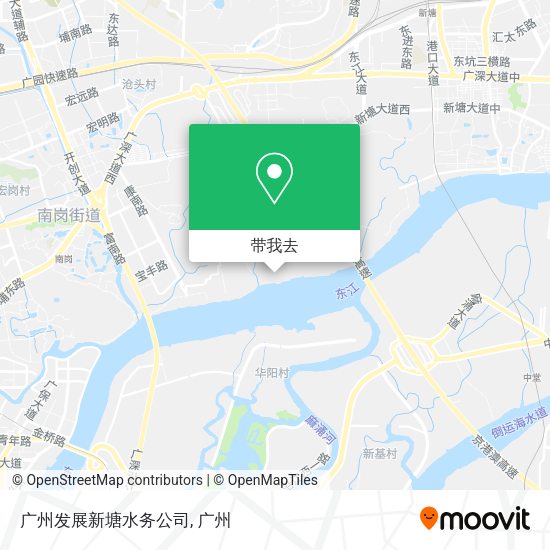 广州发展新塘水务公司地图