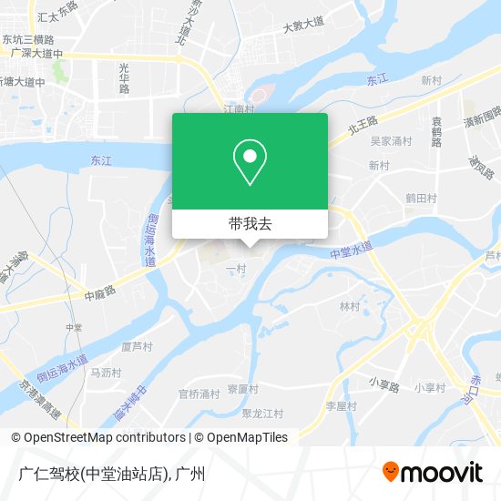 广仁驾校(中堂油站店)地图