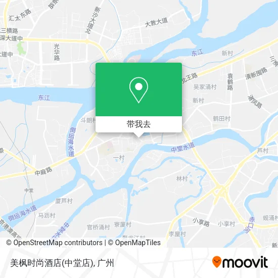 美枫时尚酒店(中堂店)地图