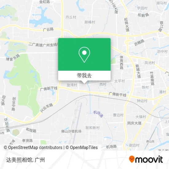 达美照相馆地图