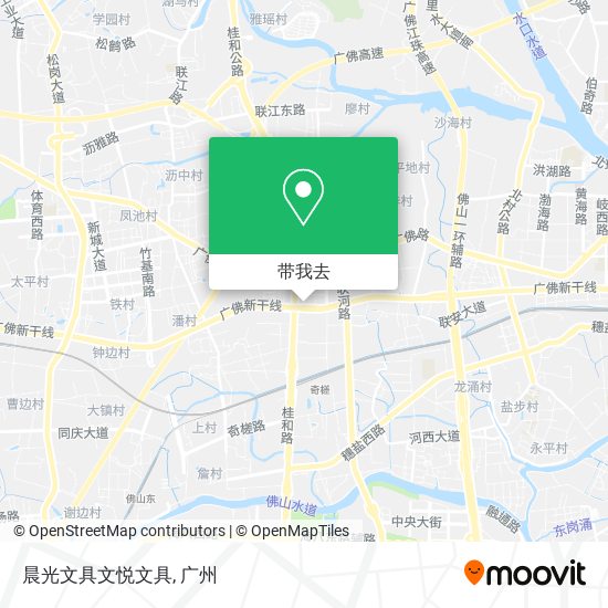 晨光文具文悦文具地图