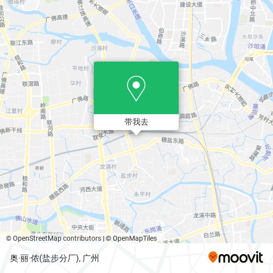 奥·丽·侬(盐步分厂)地图