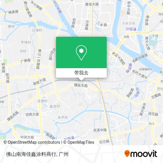 佛山南海佳鑫涂料商行地图