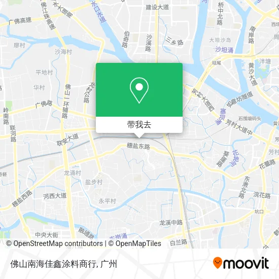 佛山南海佳鑫涂料商行地图