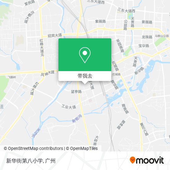 新华街第八小学地图