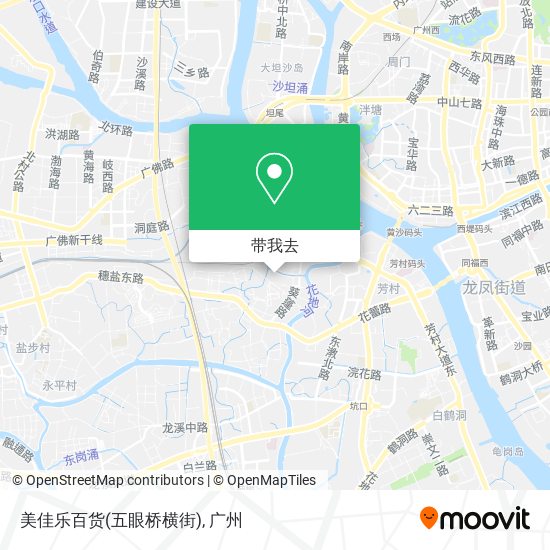 美佳乐百货(五眼桥横街)地图