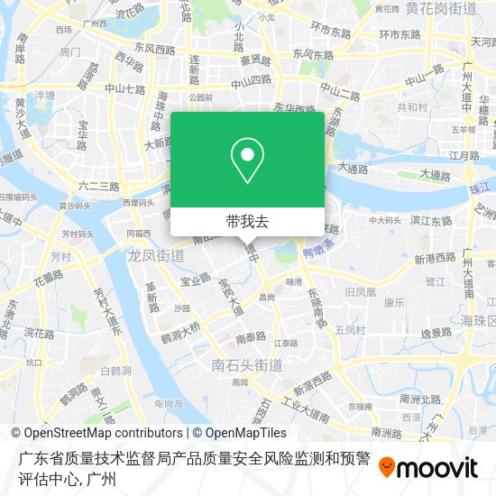 广东省质量技术监督局产品质量安全风险监测和预警评估中心地图