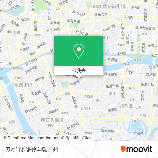 万寿门诊部-停车场地图
