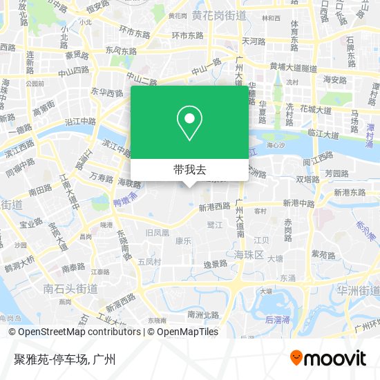 聚雅苑-停车场地图