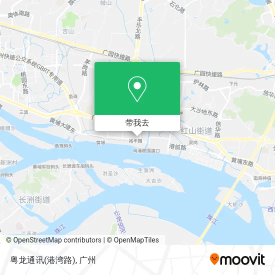 粤龙通讯(港湾路)地图